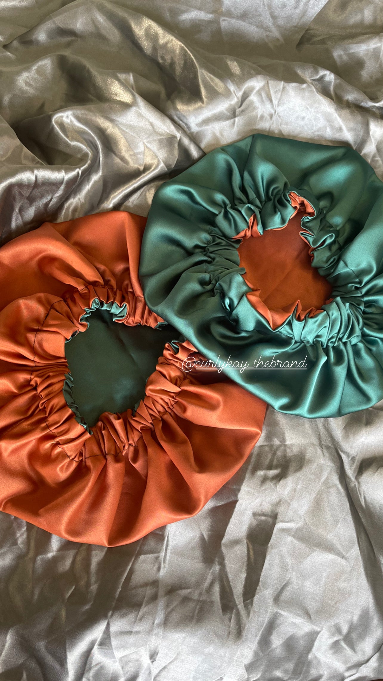 "Hunter" Reversible Satin Bonnet
