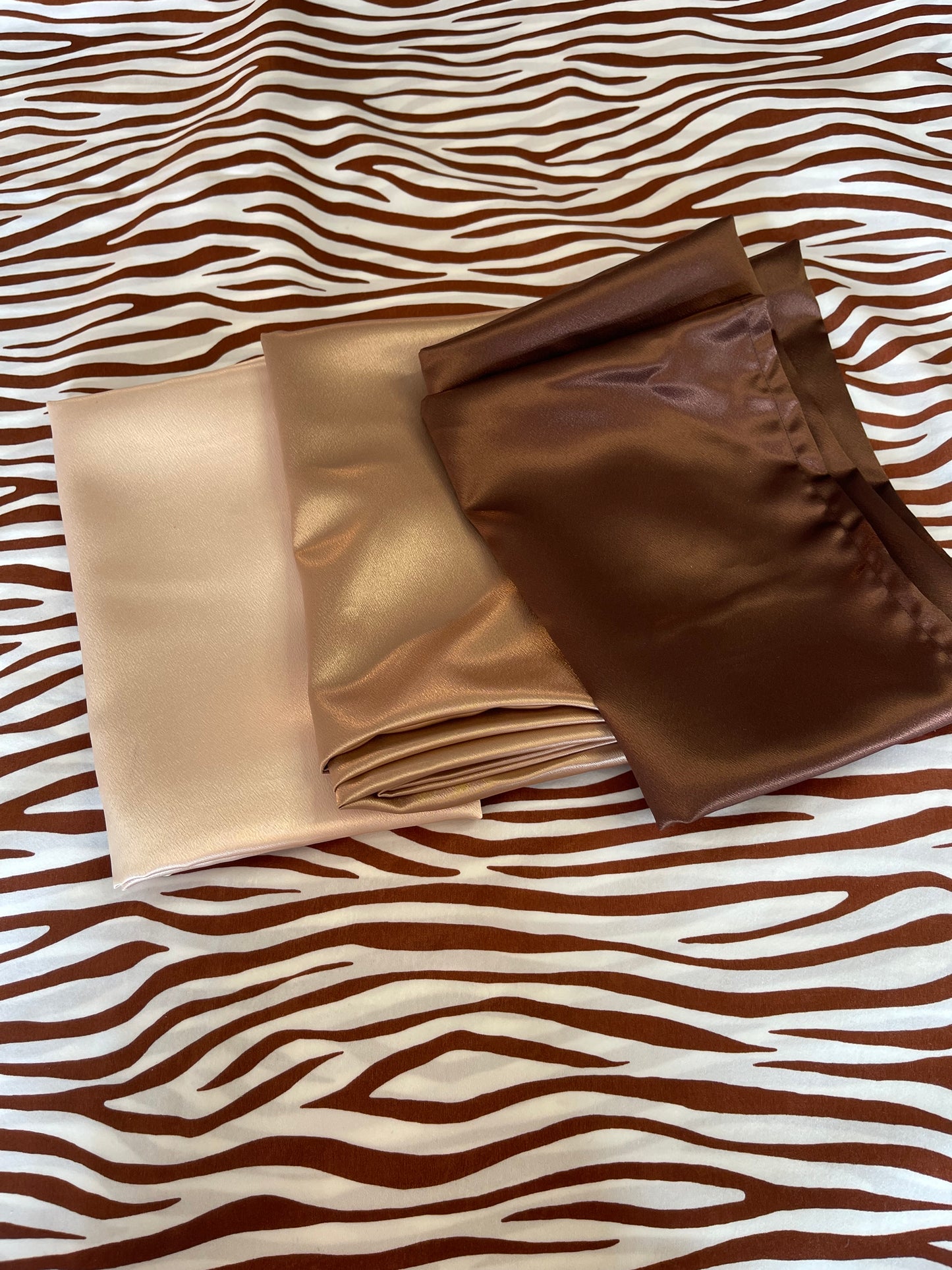 Cocoa Satin Pillowcases