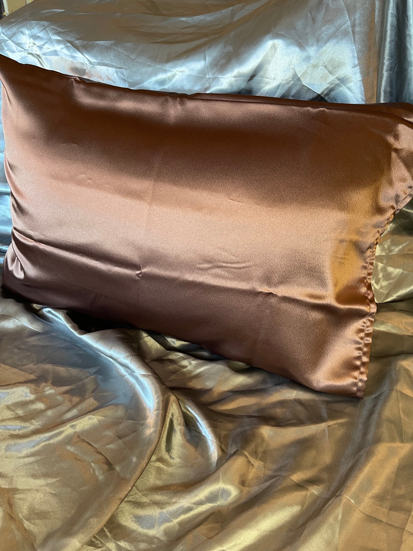 Cocoa Satin Pillowcases