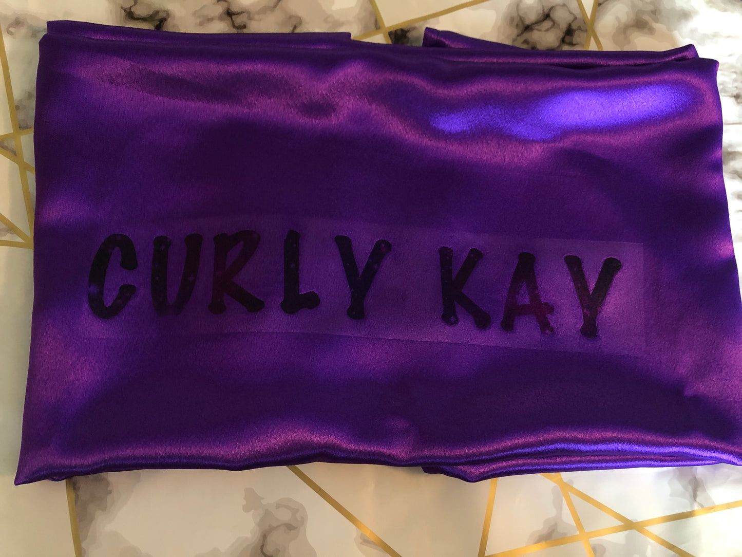 Burgundy Satin Pillowcase