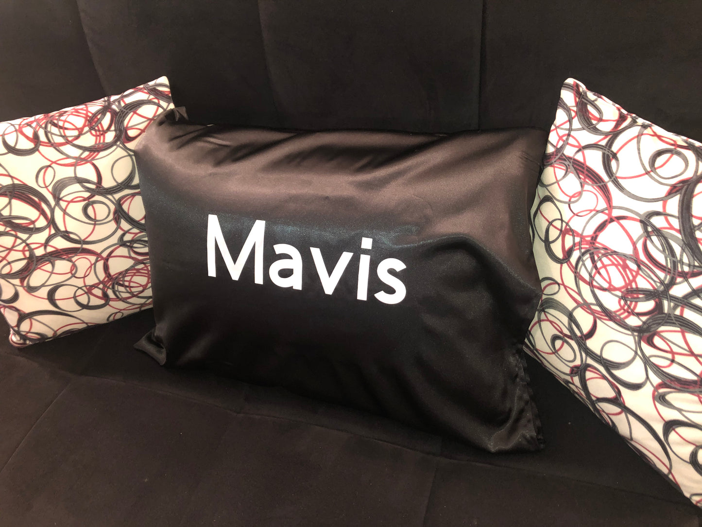 Chic Black Satin Pillowcase