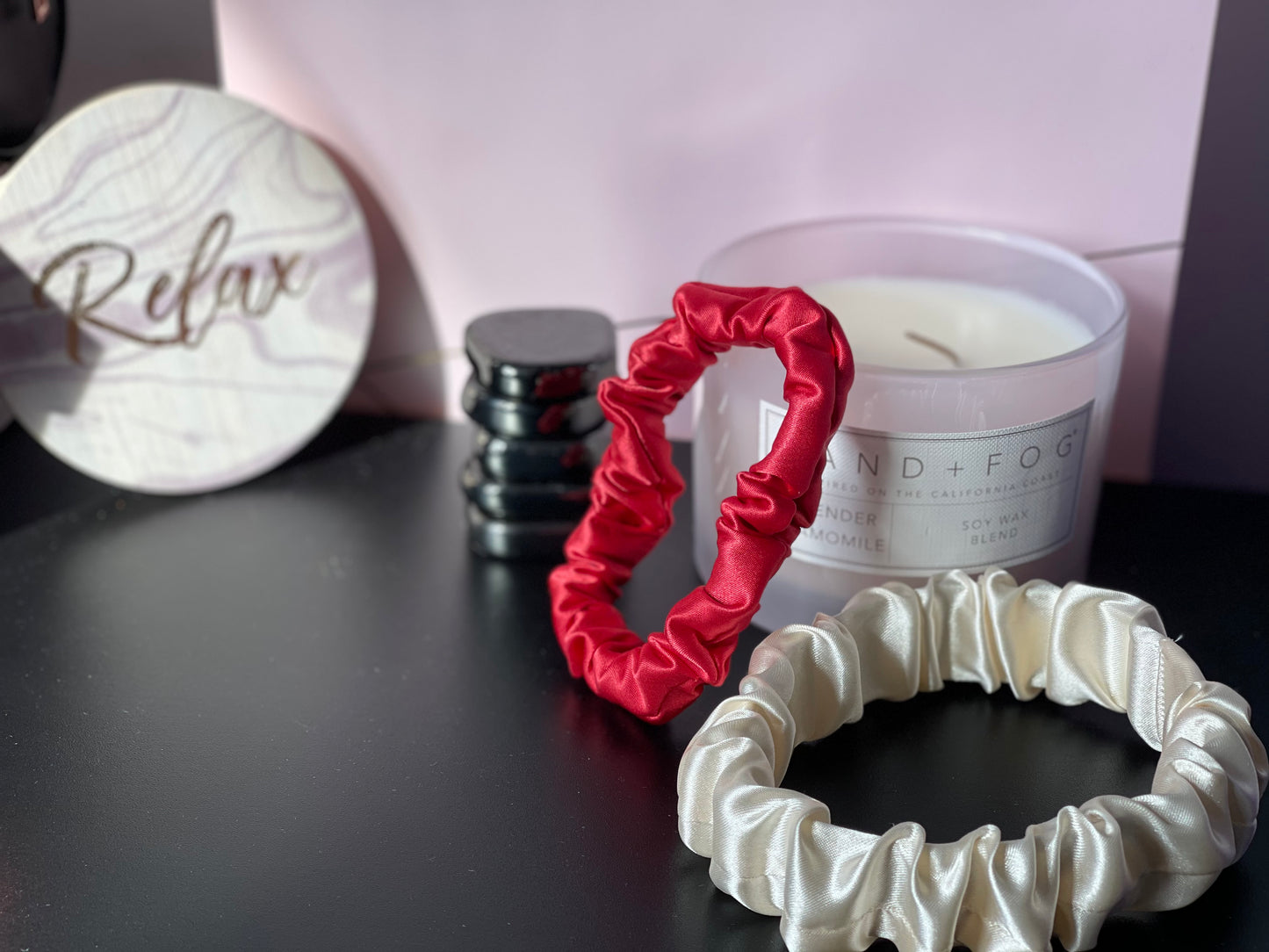 Mini Me Satin Scrunchie Set