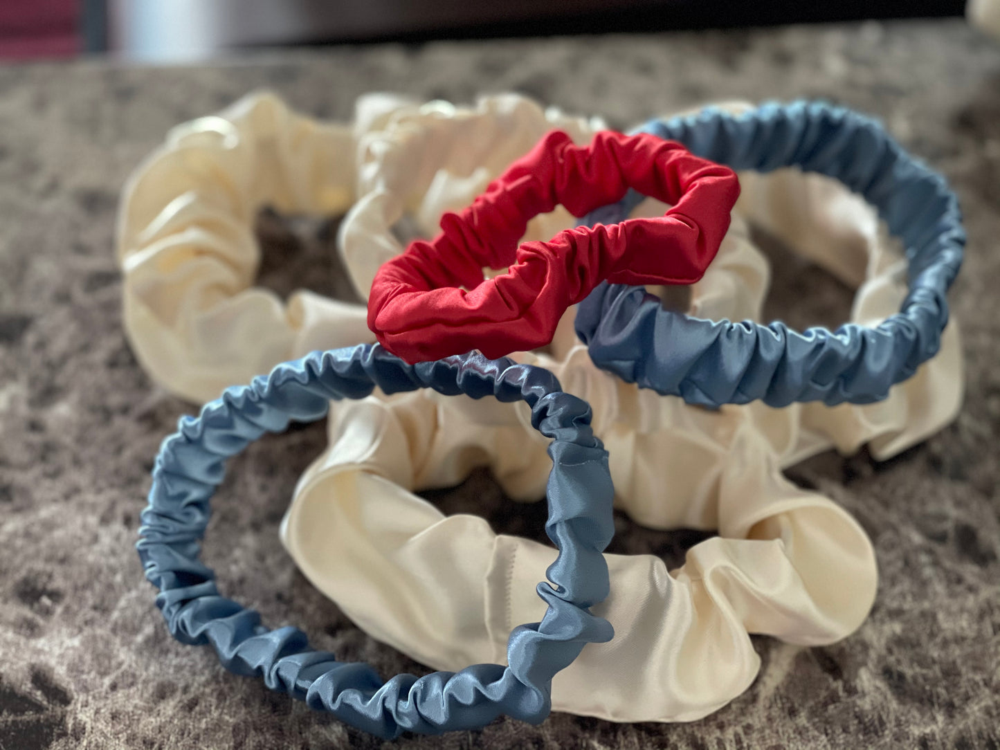 Mini Me Satin Scrunchie Set